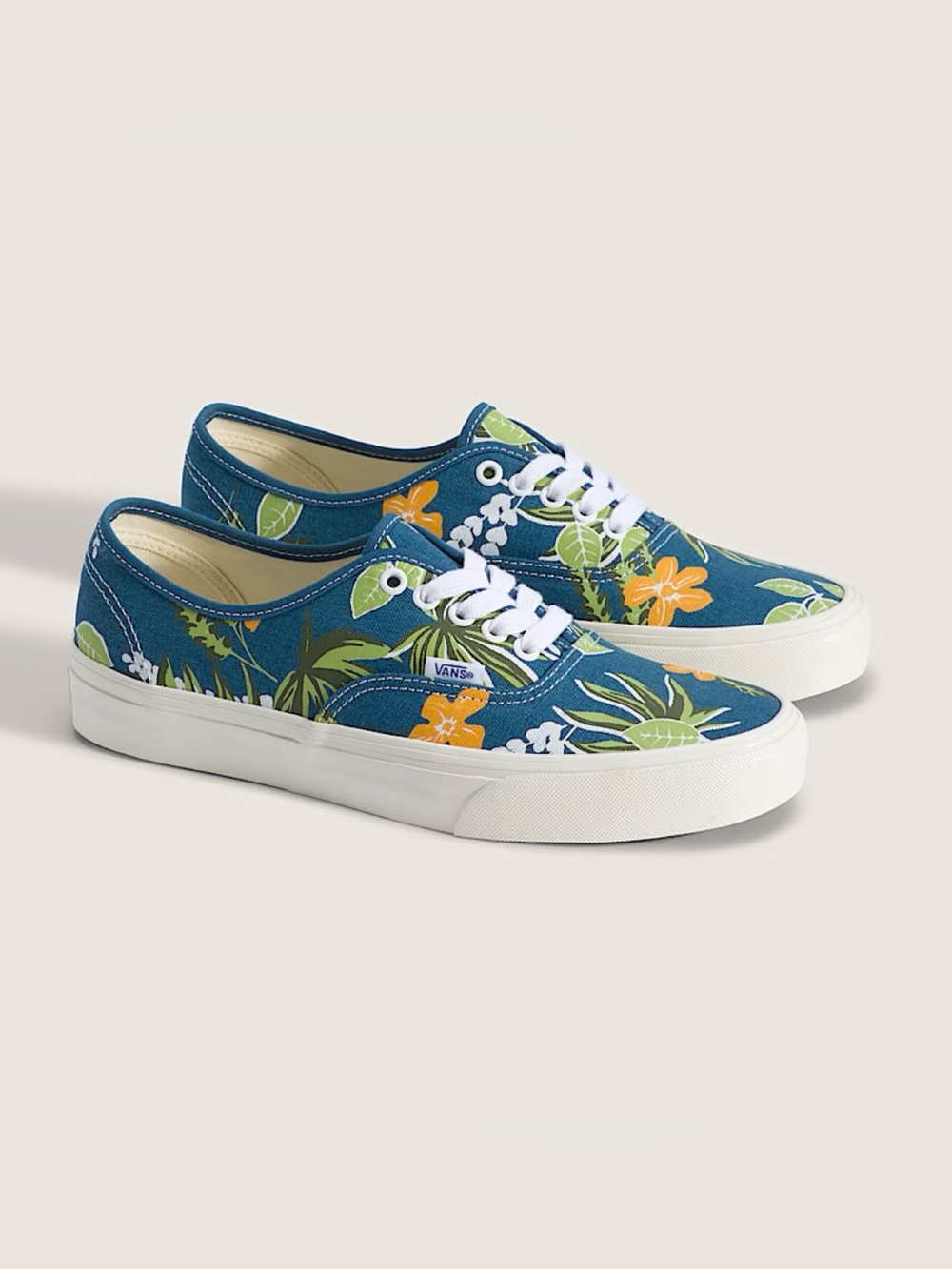 Vans Authentic Shoe Flora Navy Women 8.5 US
